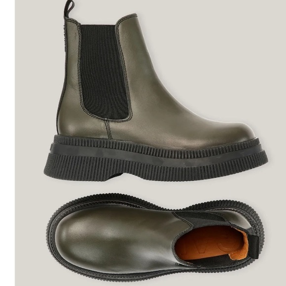 Ganni Shoes - GANNI Creepers Chelsea Boots size 39